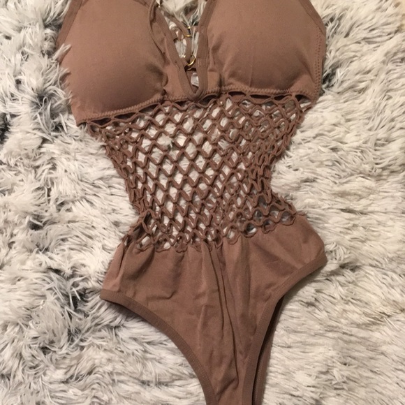 Other - Cute brown swim suit m/s
